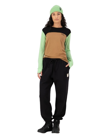 Bluza Mons Royale Femei First Layer Yotei Matcha Toffee Black [5]