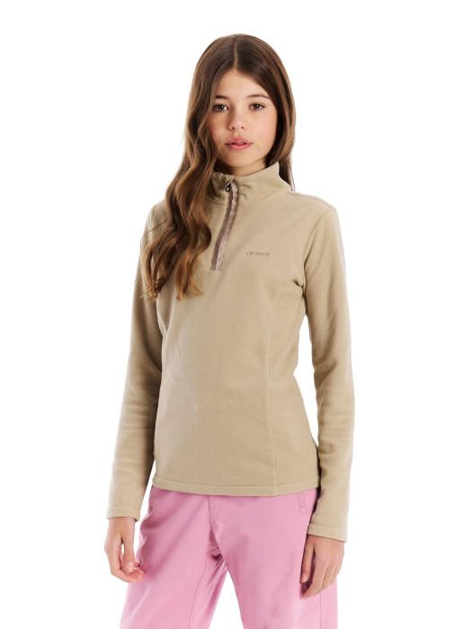 Bluza Polar Protest Remutey 1/4 Zip Bamboo Beige Copii [3]