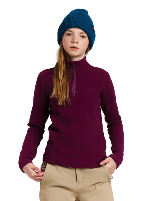 Bluza Polar Protest Remutey 1/4 Zip Current Purple Copii [3]
