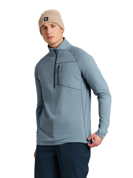 Bluza Protest PRTRekody 1/4 Zip Stone Blue Barbati [4]