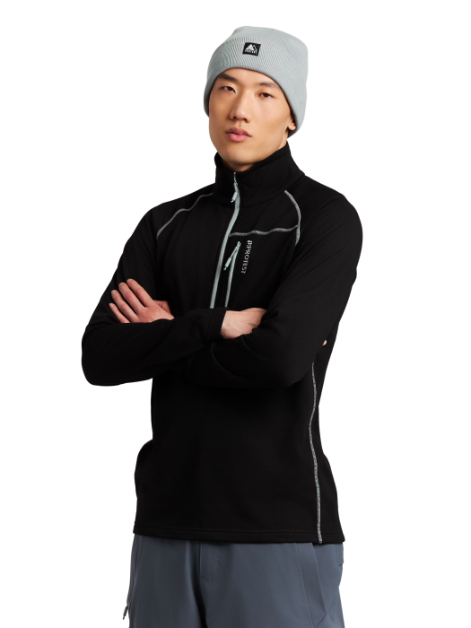 Bluza Protest PRTRekody 1/4 Zip True Black Barbati [4]