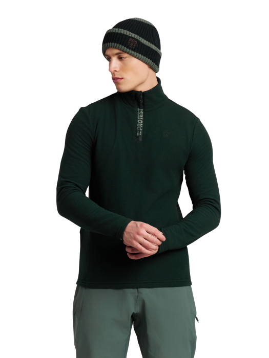 Bluza Protest PRTReperfecto 1/4 Zip Kombu Green Barbati [4]