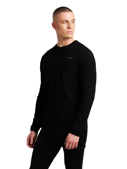 Bluza Termica Merino Protest PRTClaxton True Black Barbati [4]