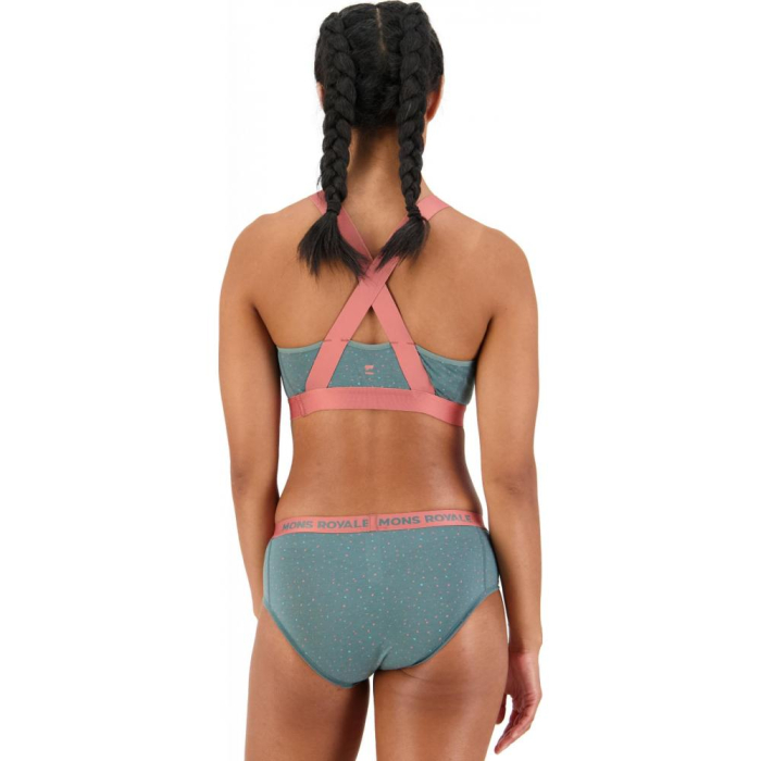 Bustiera merino Mons Royale Stella X-Back Bra Terrazzo [3]