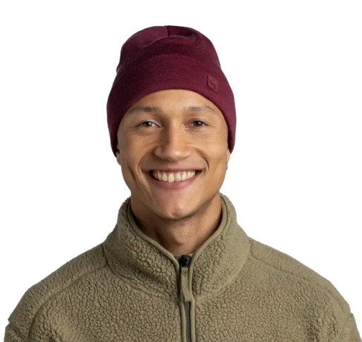 Caciula Buff Adulti Merino Heavy Solid Tibetan Red [4]