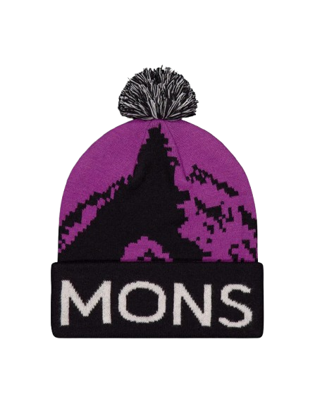 Caciula Mons Royale Mtn Pixel Pom Pom Bolt Black [1]