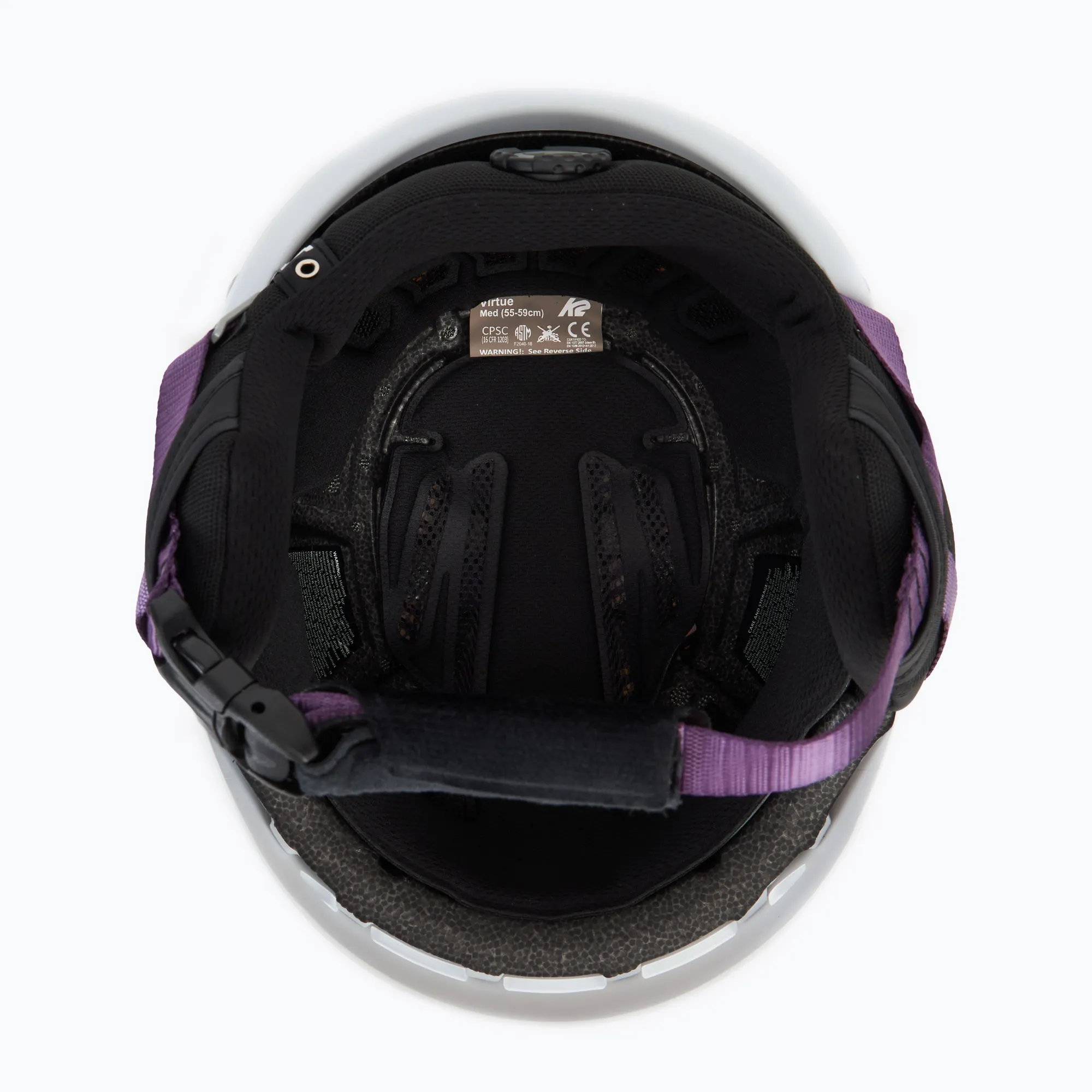 K2 Virtue Women's Ski Helmet Pearl White [5]