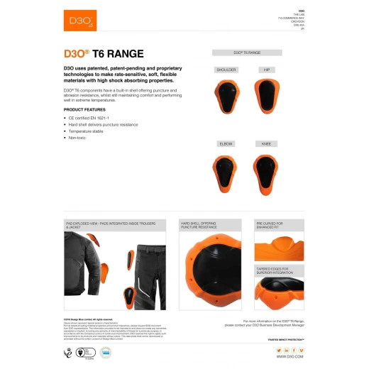 Demon Bluza Protectie Flex-Force X Top D3O V4 [6]