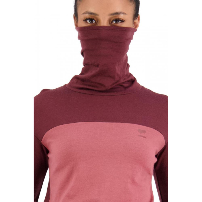 First layer merino Mons Royale BF High Dark Chocolate / Terracotta [2]