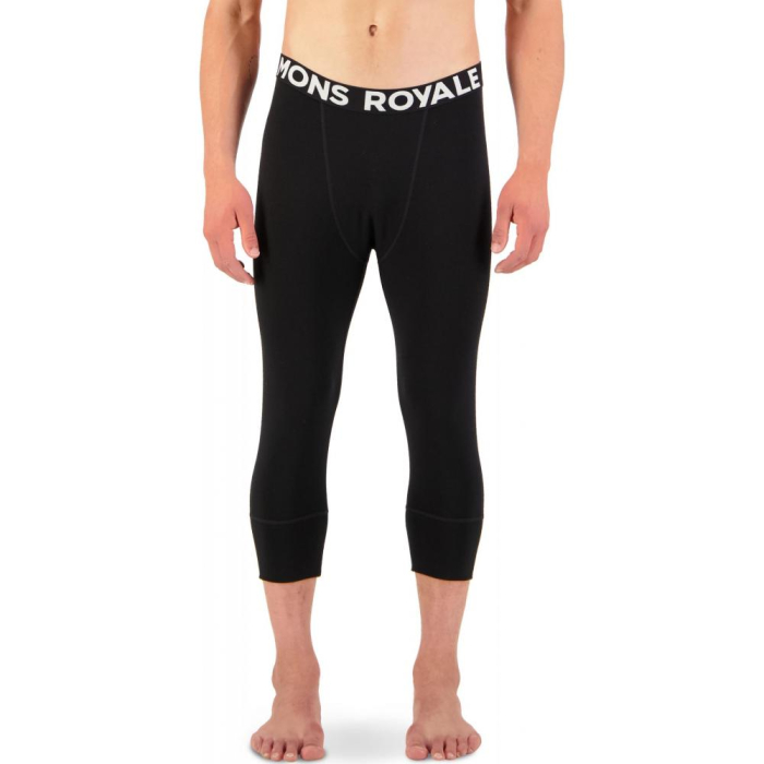 First layer merino Mons Royale Cascade Merino Flex 200 3 4 Legging Black [2]