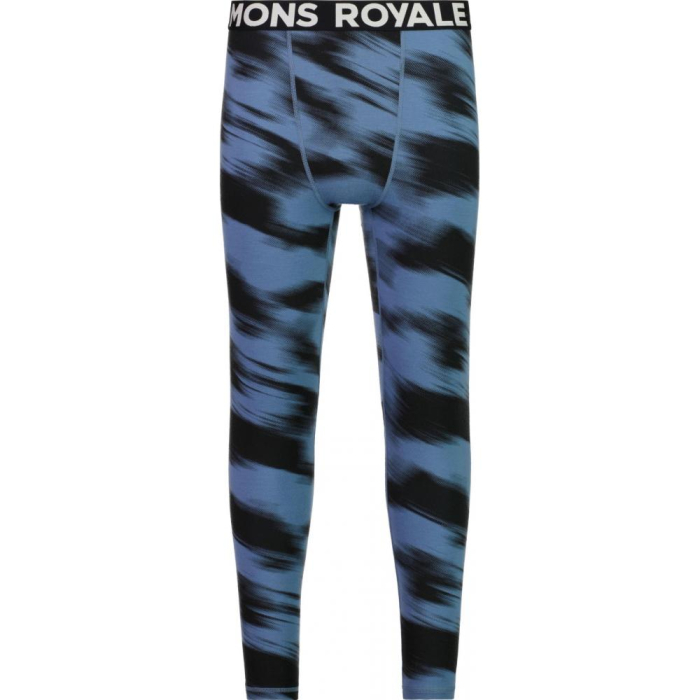 First layer merino Mons Royale Cascade Merino Flex legging Blue Motion [3]
