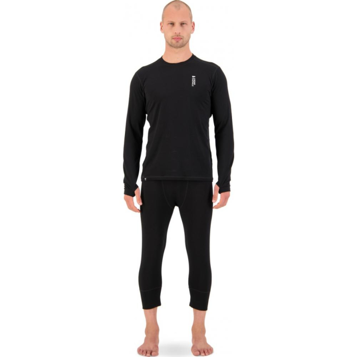 First Layer merino Mons Royale M Cascade Flex 200 LS Black [2]