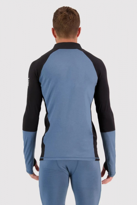 First layer merino Mons Royale Olympus Half Zip Blue Slate Black [4]