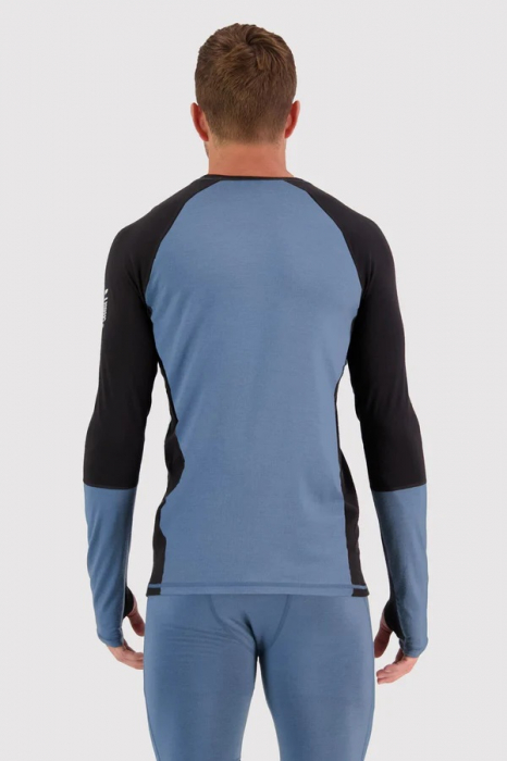 First layer merino Mons Royale Olympus LS Blue Slate Black [3]