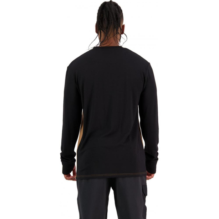 First layer merino Mons Royale Yotei LS Black / Toffee [2]