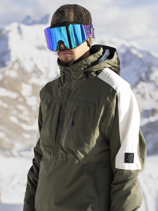 Geaca Armada Barbati Anorak Wetherill 2L Ins Olive Natural [16]