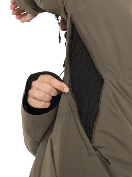 Geaca Armada Barbati Anorak Wetherill 2L Ins Olive Natural [10]
