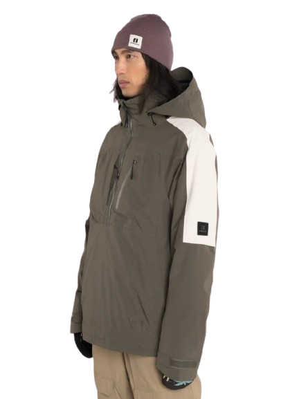 Geaca Armada Barbati Anorak Wetherill 2L Ins Olive Natural [5]