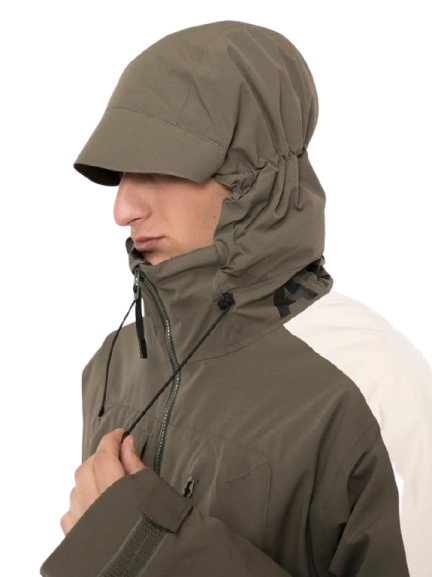 Geaca Armada Barbati Anorak Wetherill 2L Ins Olive Natural [8]