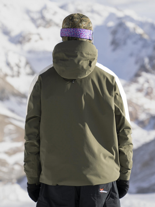 Geaca Armada Barbati Anorak Wetherill 2L Ins Olive Natural [14]