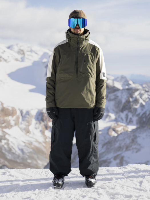 Geaca Armada Barbati Anorak Wetherill 2L Ins Olive Natural [15]