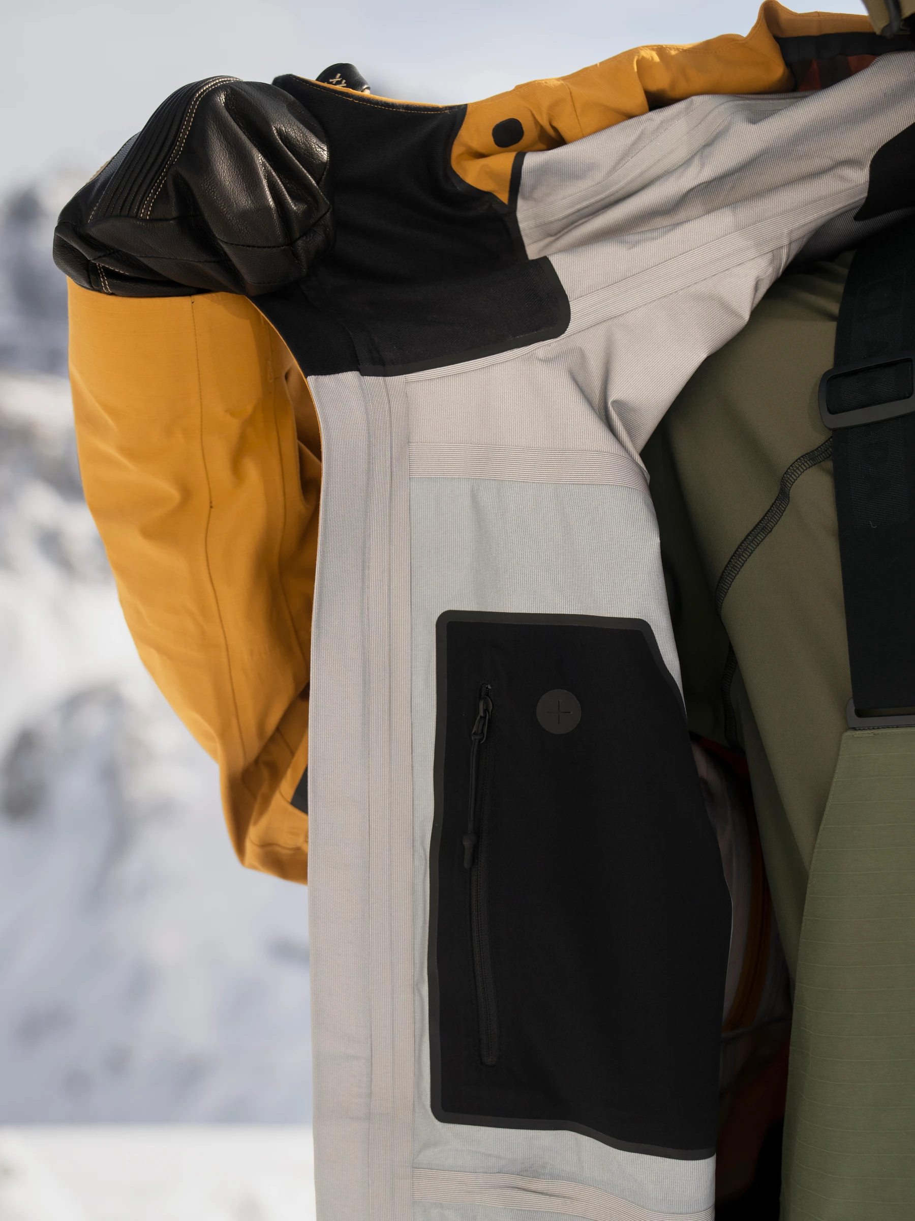 Geaca Armada Barbati Grands 3L Golden Brown 20K [3]