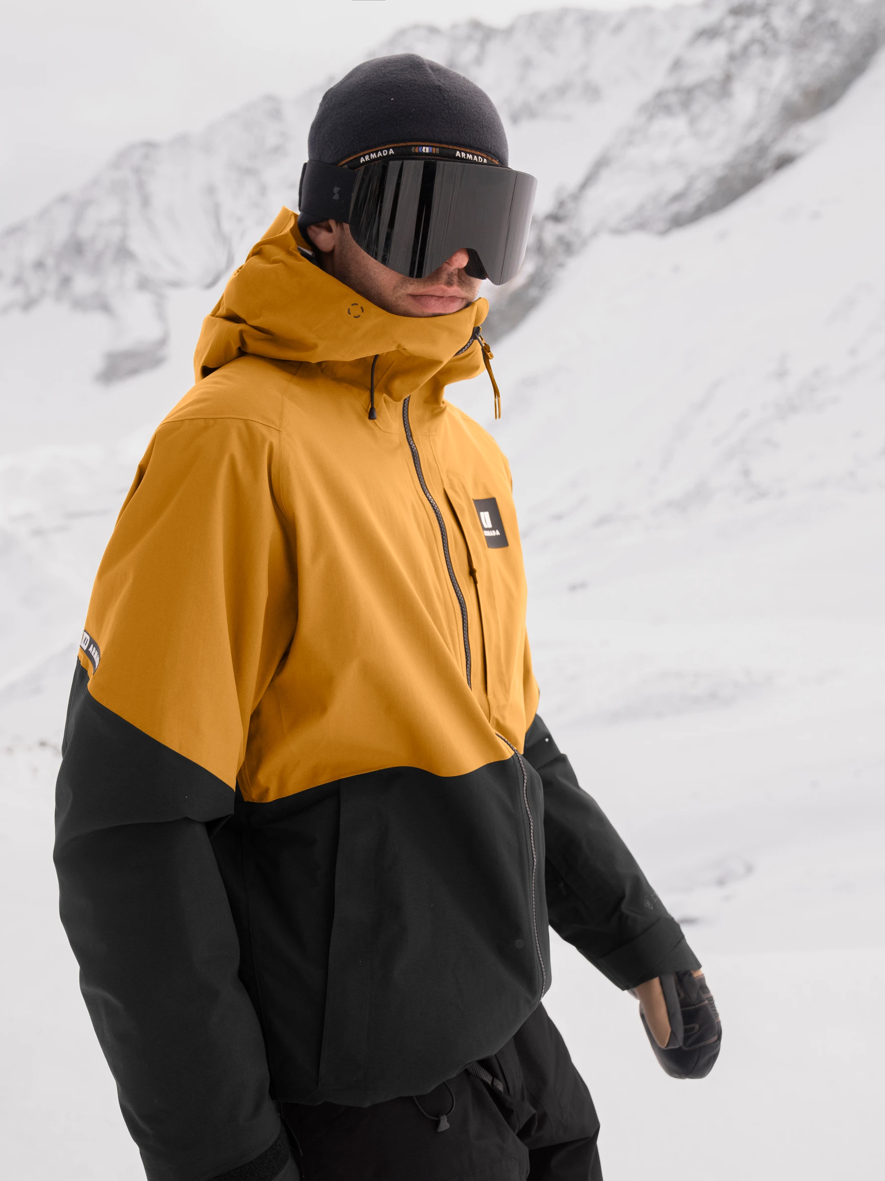 Geaca Armada Barbati Romer 2L Gore-Tex Insulat Golden Brown Gore-Tex [13]