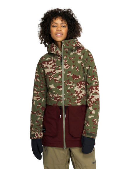 Geaca Armada Dama Lisbon Insulated Burgundy Fleck 10K [4]