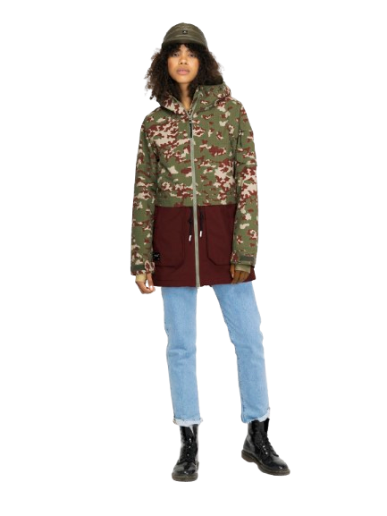 Geaca Armada Dama Lisbon Insulated Burgundy Fleck 10K [8]