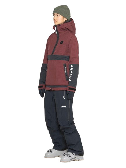 Geaca Armada Dama Rosalie 2L Insulated Anorak Burgundy/Black 10K [6]