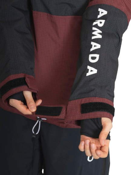 Geaca Armada Dama Rosalie 2L Insulated Anorak Burgundy/Black 10K [9]