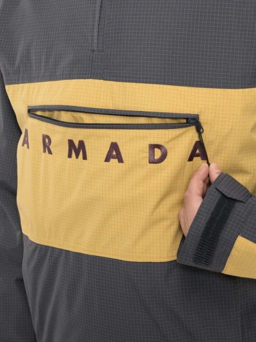 Geaca Armada Barbati Salisbury 2L Anorak Indigo-Honey 10K [11]