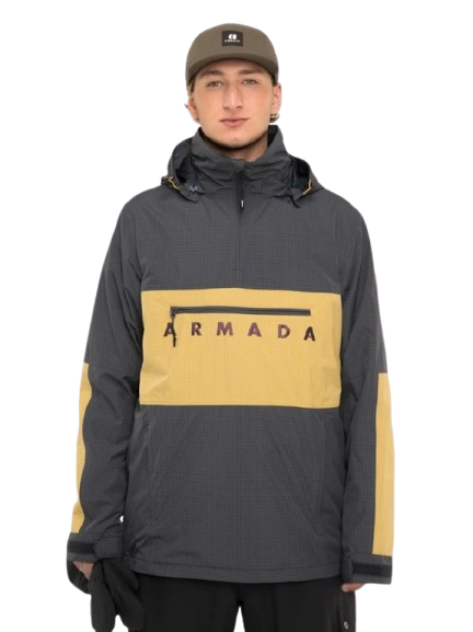 Geaca Armada Barbati Salisbury 2L Anorak Indigo-Honey 10K [4]