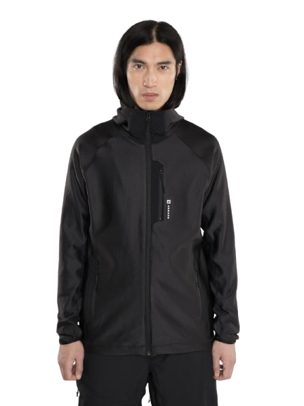 Midlayer Armada Tuckernot Grid Fleece Black [5]