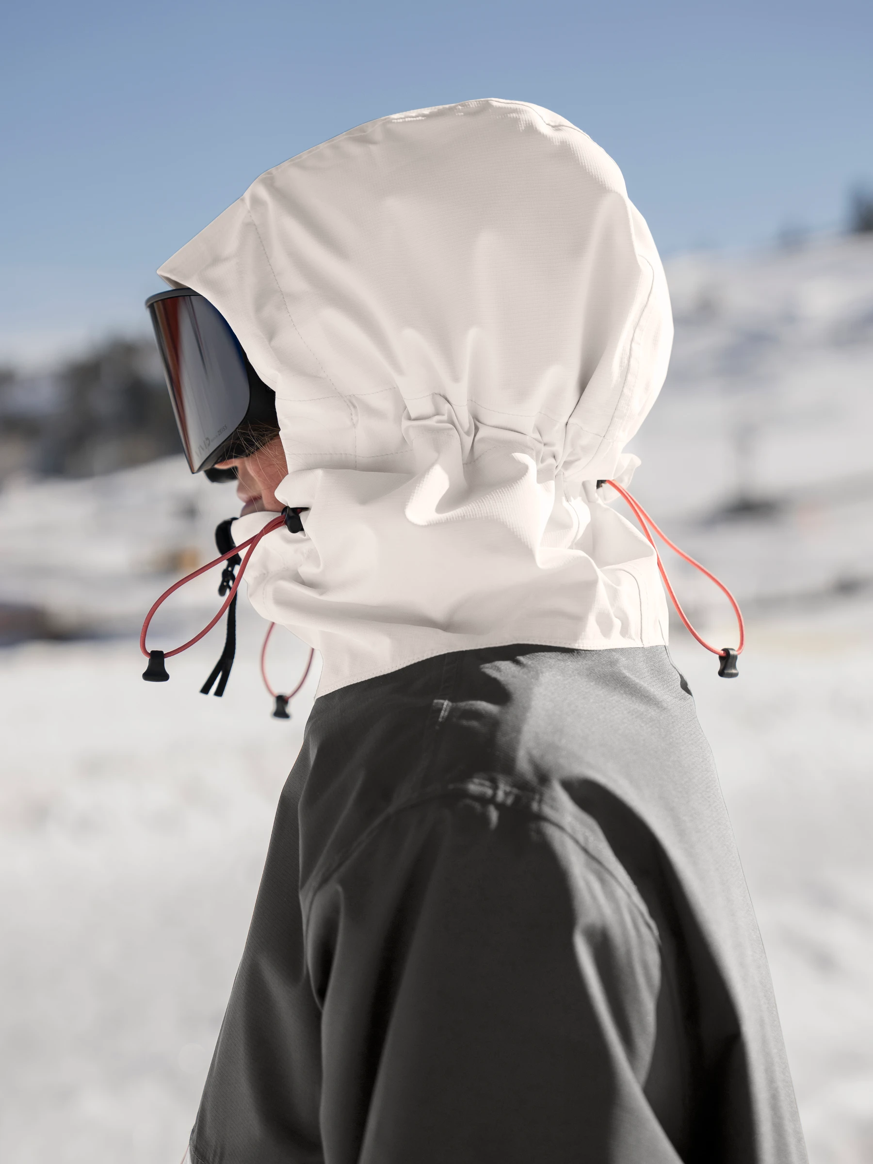 Geaca Hanorac Armada Femei Rosalie 2L Insulated Black Cream 15K [5]