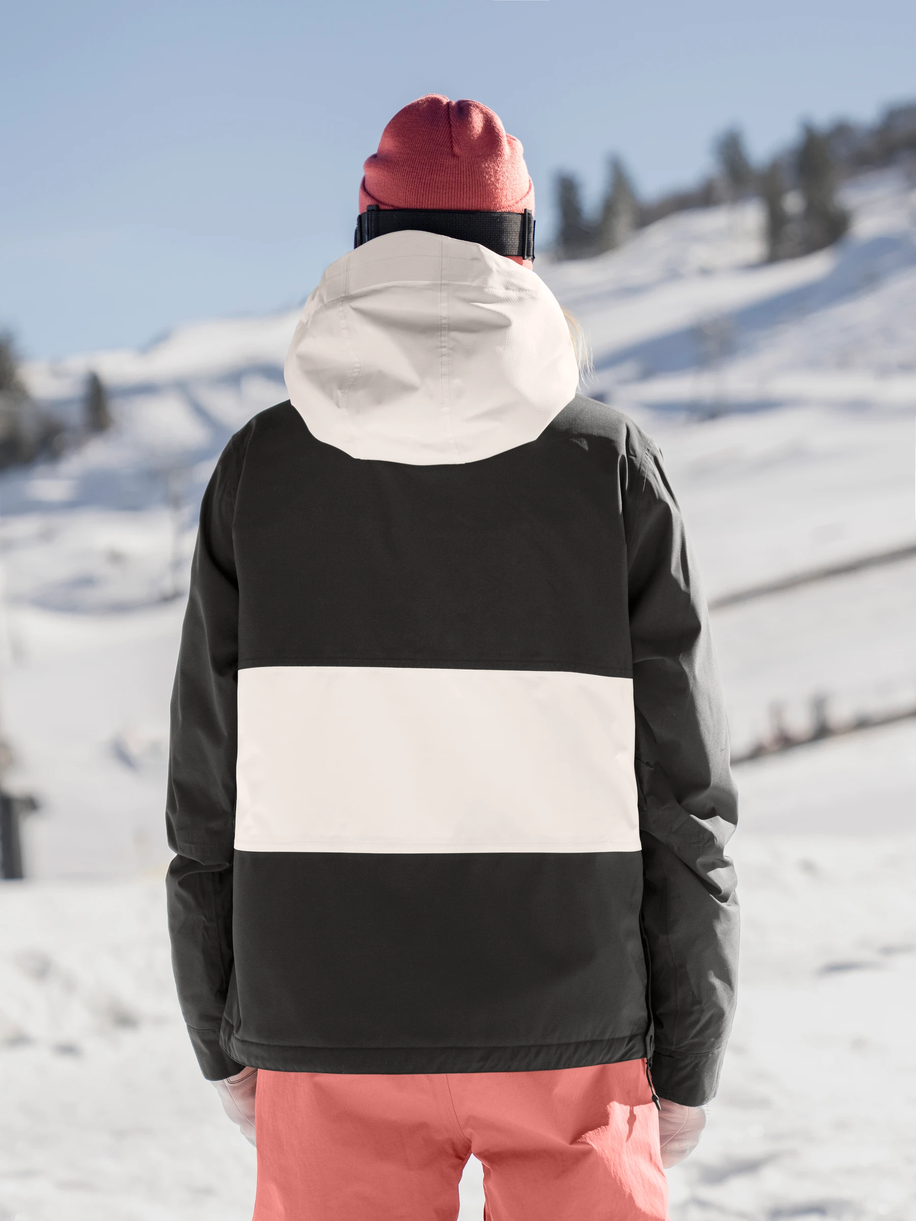 Geaca Hanorac Armada Femei Rosalie 2L Insulated Black Cream 15K [9]