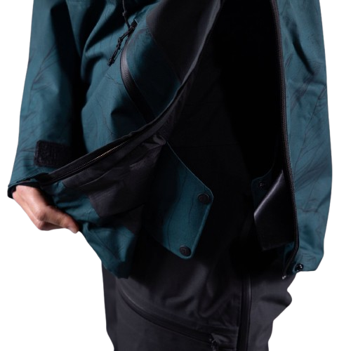 Geaca Hanorac Jones Femei MTN Surf Rec Pacific Teal [6]