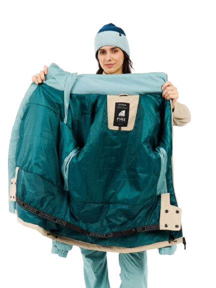 Geaca Hanorac Protest Femei PRTFall Glacial Blue 10K [4]