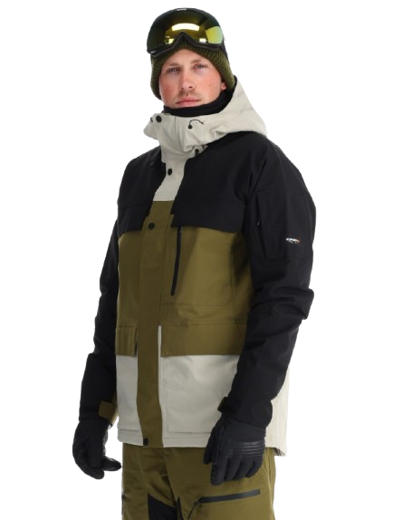 Geaca Icepeak Barbati Cale Black Green 10K [4]