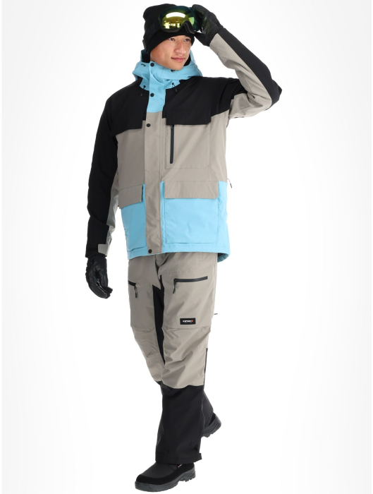 Icepeak Cale férfi síkabát Kék Szürke/Fekete 10K [9]