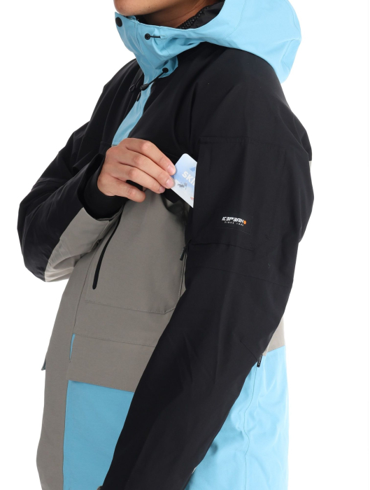 Icepeak Cale férfi síkabát Kék Szürke/Fekete 10K [4]