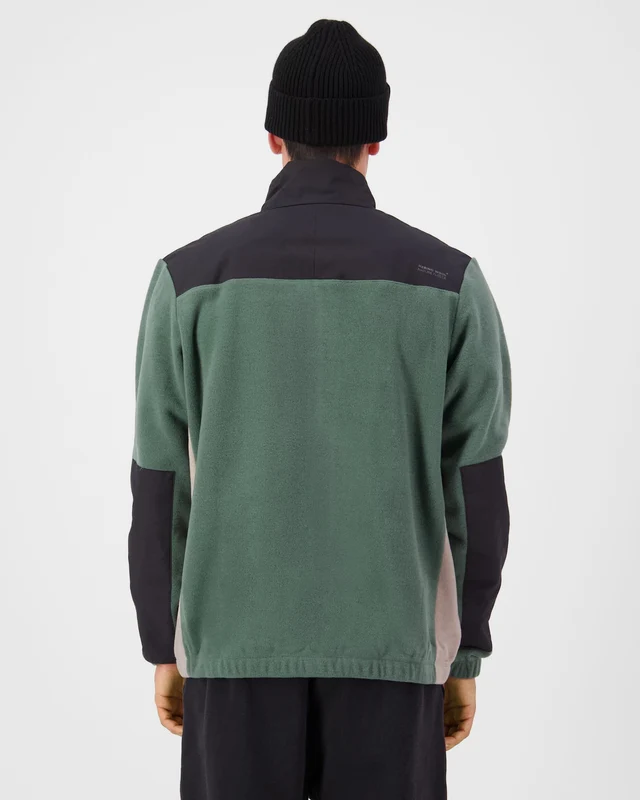 Jacheta Mid Layer Mons Royale Barbati Pileup Wool Fleece Burnt Sage [4]