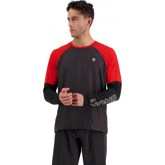 JERSEY MERINO BIKE MONS ROYALE REDWOOD [2]