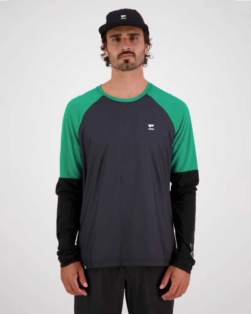 JERSEY MERINO MONS ROYALE TARN SHIFT ENDURO DH GREEN [5]
