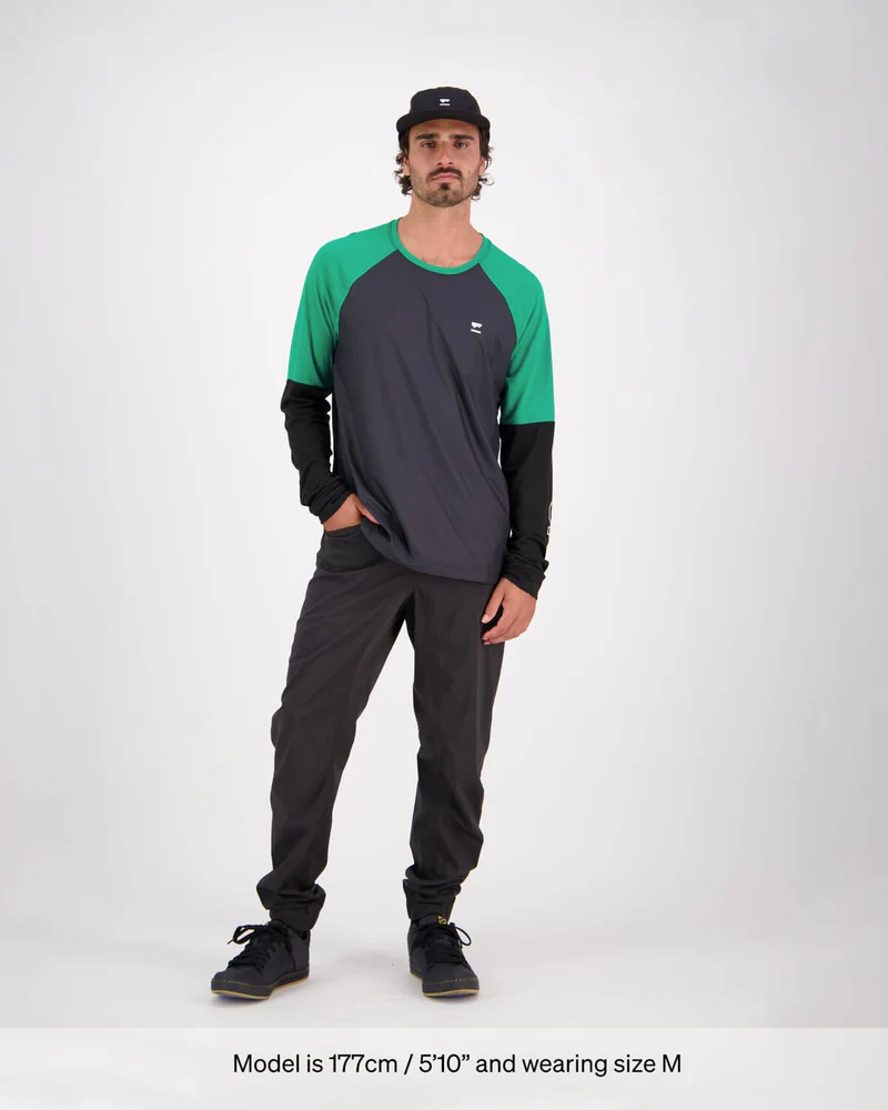 JERSEY MERINO MONS ROYALE TARN SHIFT ENDURO DH GREEN [3]