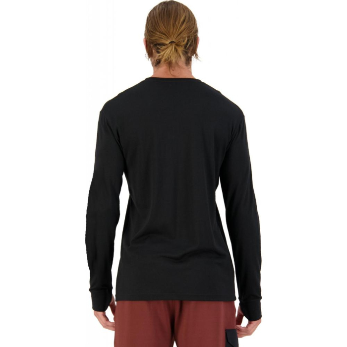 Jersey merino Mons Royale Yotei LS Black [3]