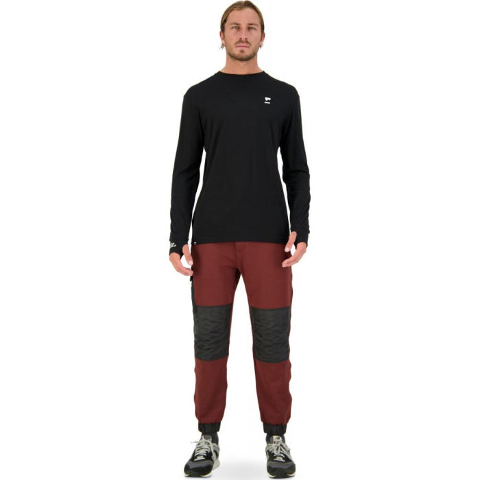 Jersey merino Mons Royale Yotei LS Black [2]