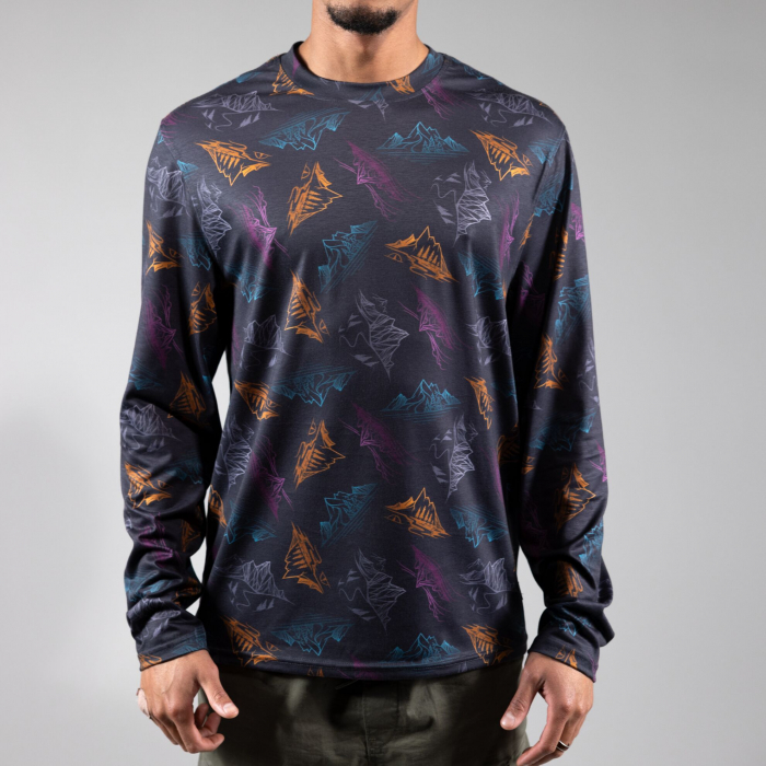 FIRST LAYER JONES REC LONG SLEEVE TECH GRANITE GRAY [3]