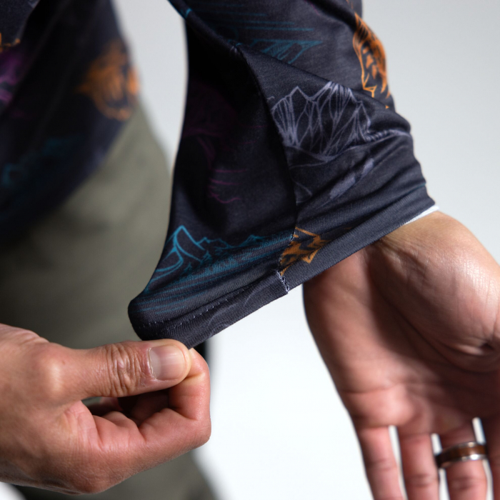 FIRST LAYER JONES REC LONG SLEEVE TECH GRANITE GRAY [4]