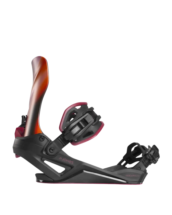 Jones Mercury FASE Borealis Black/Pink Snowboard Bindings [3]
